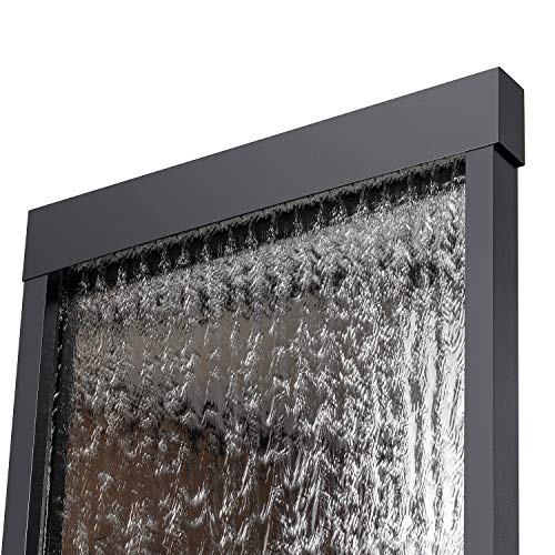 Alpine Corporation Waterfall Fountain with Stones and Light