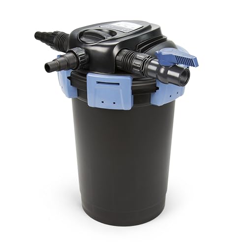 Aquascape 95054 UltraKlean 3500 Biological Pressure Filter with 28 Watt UV Clarifier Sterilizer, 5,200 GPH,Black