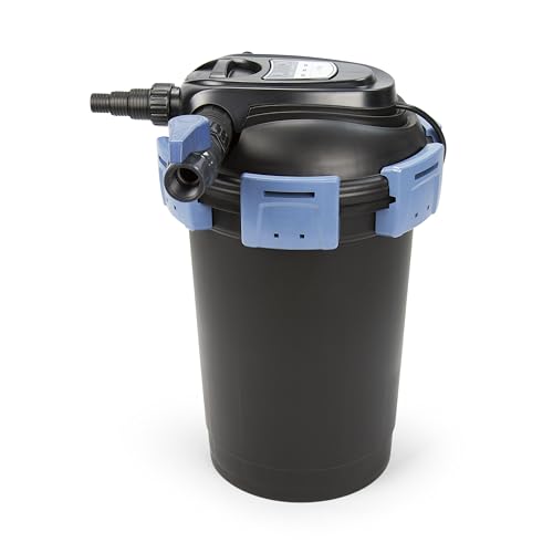 Aquascape 95054 UltraKlean 3500 Biological Pressure Filter with 28 Watt UV Clarifier Sterilizer, 5,200 GPH,Black