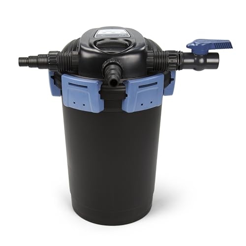 Aquascape 95054 UltraKlean 3500 Biological Pressure Filter with 28 Watt UV Clarifier Sterilizer, 5,200 GPH,Black