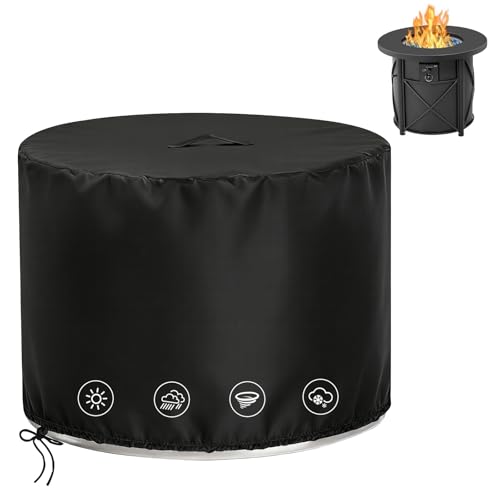 Rilime Propane Fire Pit Cover 30" D x 25" H fit for BALI OUTDOORS