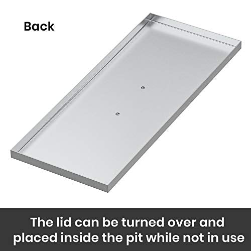 Stanbroil Fire Pit Burner Pan Cover 27" x 11"