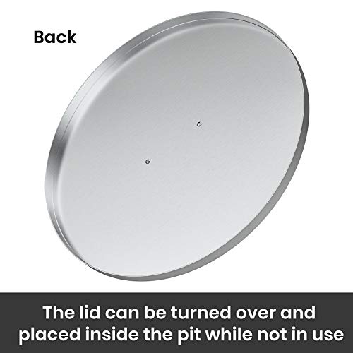 Stanbroil 22" Stainless Steel Round Fire Pit Cover