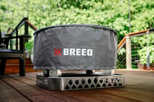Breeo X Series Fire Pit Cover for X24 - 27.5 in with Anti-Sag Support