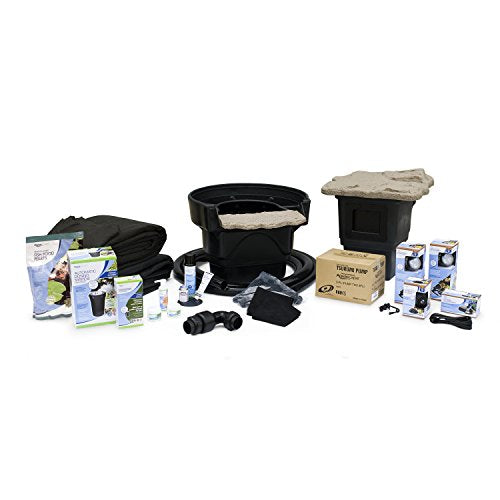 Aquascape 53035 Complete Pond Kit 11 Feet x 16 Feet | Medium | 3PL - 3000 Water Pump