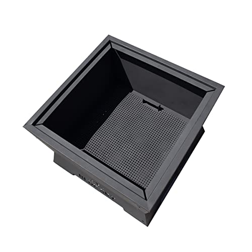 Square Steel Peak Smokeless Patio Fire Pit