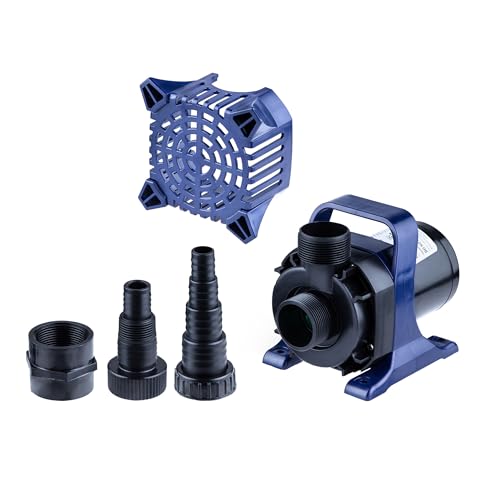 Alpine Corporation PAL3100 | 3100 GPH Submersible Water Pump with 33-ft Cord — Quiet 276W Motor, 21.5-ft Lift — Multi-Angle Flow for Ponds, Waterfalls & Fountains — Durable & Efficient