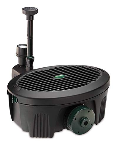 Pennington Aquagarden , Inpond 5 in 1, Pond &amp; Water Pump, Filter, UV Clarifier, LED Spotlight and Fountain