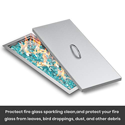 Stanbroil Fire Pit Burner Pan Cover 27" x 11"