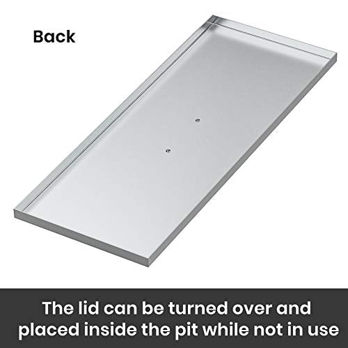 Stanbroil Fire Pit Burner Pan Cover 33" x 13"