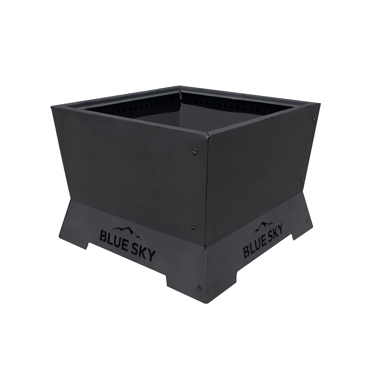 Square Steel Peak Smokeless Patio Fire Pit