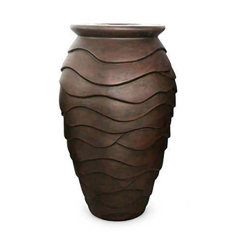 Aquascape Scalloped Urn Landscape Fountain Kit with Aquabasin and Ultra Pump, Medium | 78270