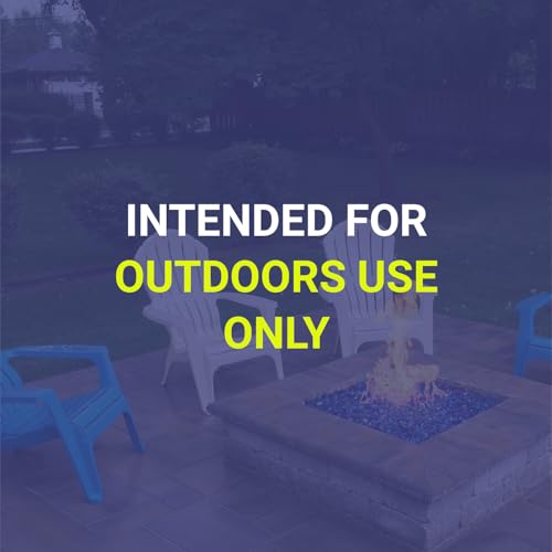 American Fireglass Square Burner Pan Cover | Stainless Steel Lid for Outdoor Fire Pit or Table | for Natural Gas or Propane Fires | 15" x 15" x 1.5"