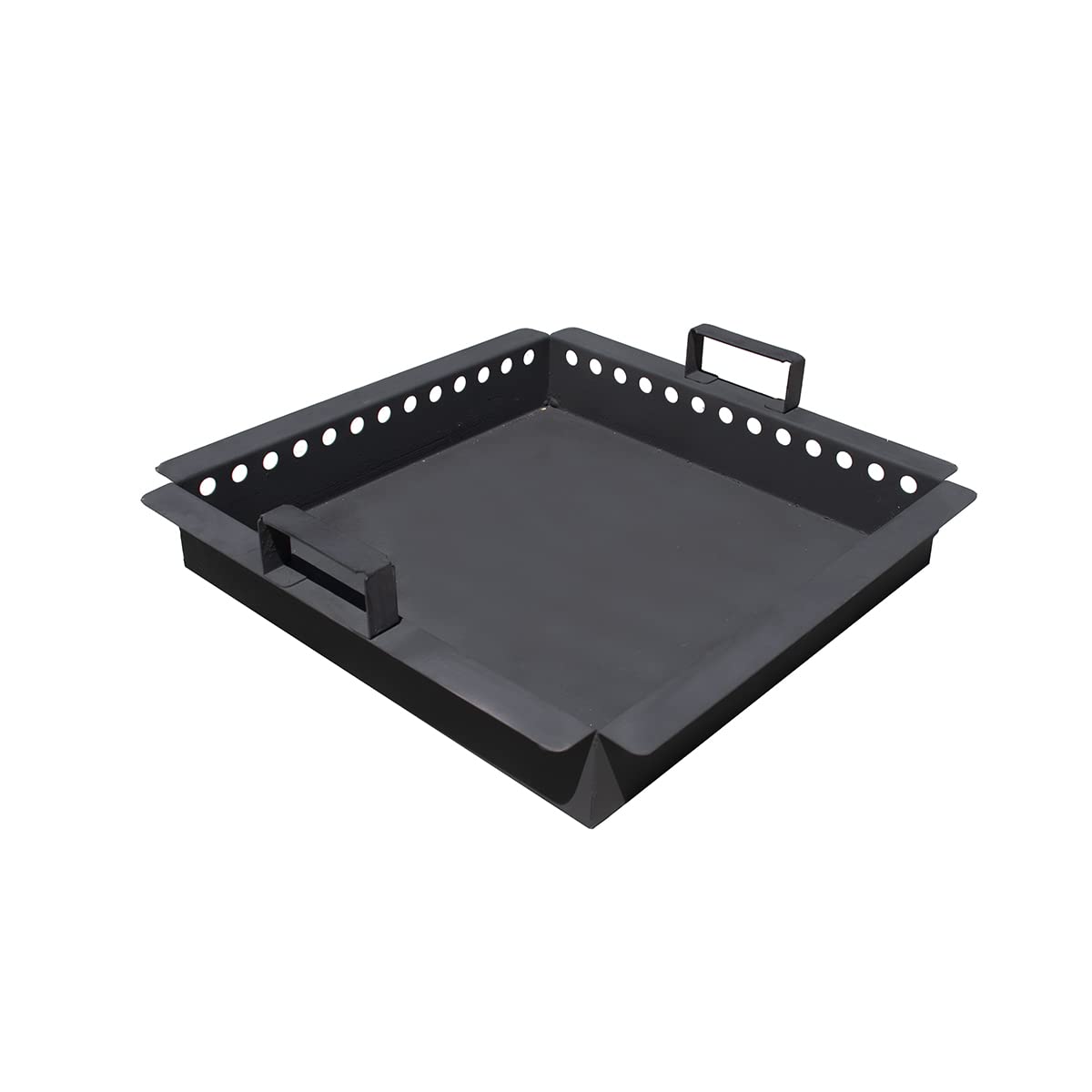Square Steel Peak Smokeless Patio Fire Pit