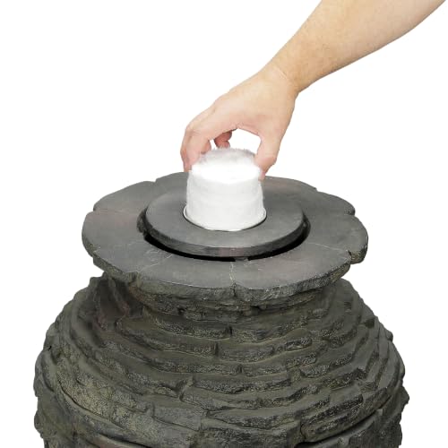 Aquascape 78221 Fire Fountain Stacked Slate Urn Add-On Kit