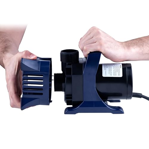 Alpine Corporation PAL3100 | 3100 GPH Submersible Water Pump with 33-ft Cord — Quiet 276W Motor, 21.5-ft Lift — Multi-Angle Flow for Ponds, Waterfalls & Fountains — Durable & Efficient