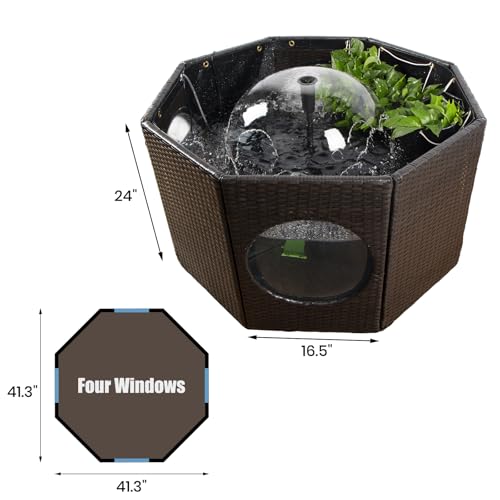 120 Gallon No Dig Outdoor Fish Pond Kit