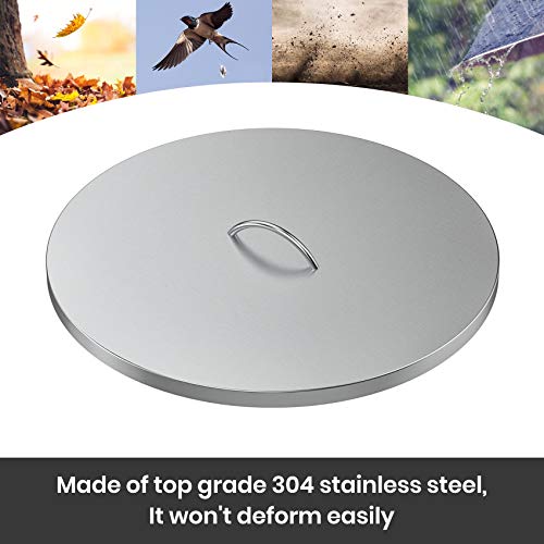 Stanbroil 22" Stainless Steel Round Fire Pit Cover