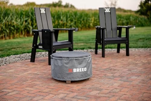 Breeo X Series Fire Pit Cover for X24 - 27.5 in with Anti-Sag Support