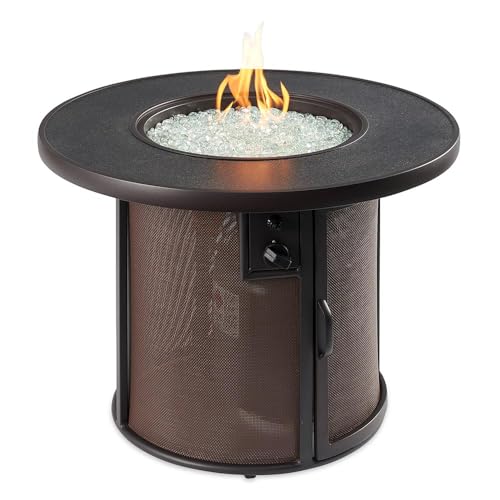 Outdoor GreatRoom Co Propane Fire Pit Table - Stonefire 31" Gas Fire Pit