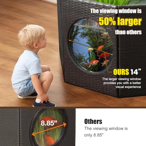 120 Gallon No Dig Outdoor Fish Pond Kit