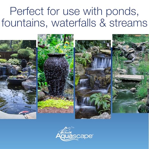 Aquascape PRO Grade 45 MIL EPDM Fish-Safe Pond Liner, 10 x 25 feet, 250 sq ft, Black