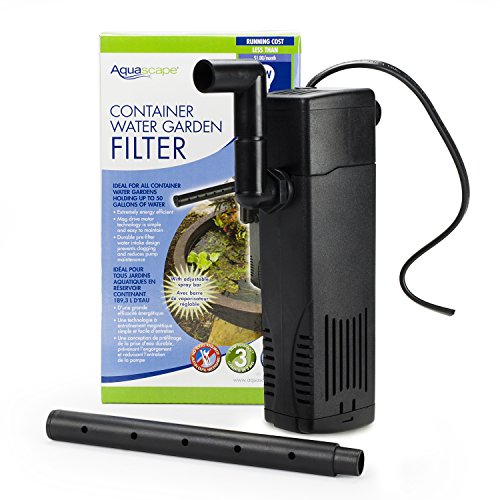Aquascape Container Water Garden Filter for Patio Ponds and Small Aquatic Gardens