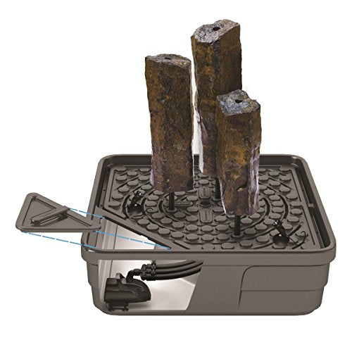 Aquascape Mongolian Basalt Columns Water Fountain Kit for Landscape and Garden, Set of 3 Columns | 58089