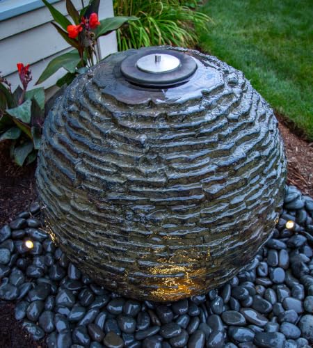 Aquascape 78221 Fire Fountain Stacked Slate Urn Add-On Kit