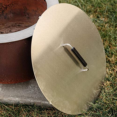 Breeo X Series Lid 24 - Stainless Steel Fire Pit Cover & Firepit Lid
