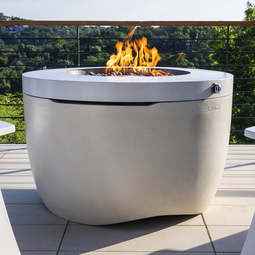 Ledge Lounger Halo Propane Fire Pit, Smokeless Fire Pit Table