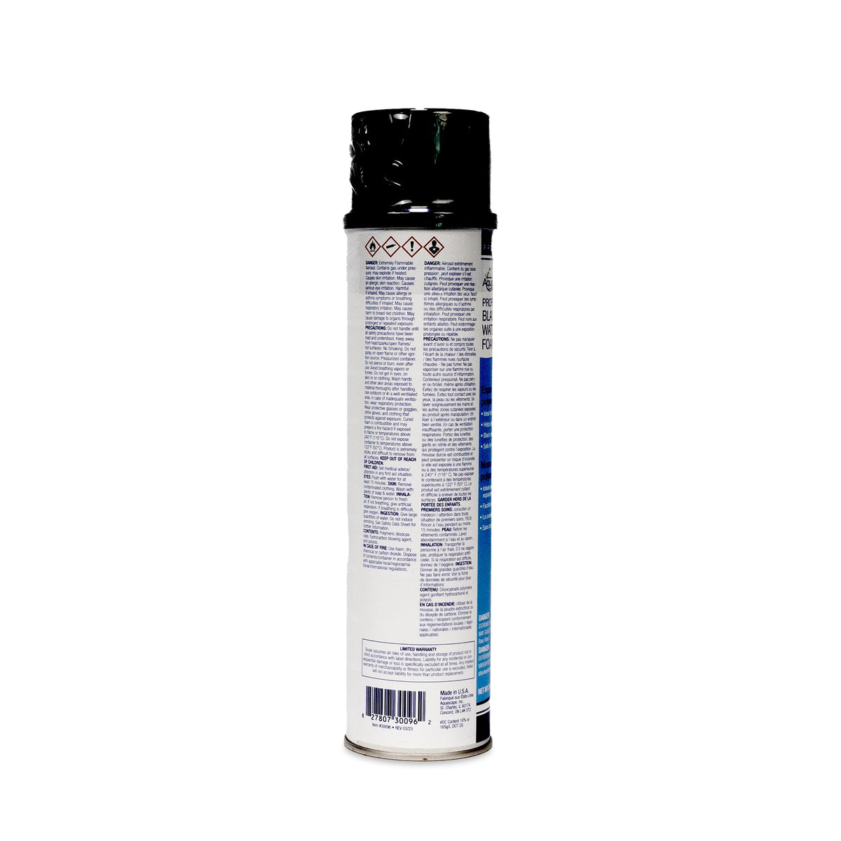 Aquascape Professional Black Waterfall Foam Sealant for Streams and Waterfalls, Fills Gaps Between Rock and Boulder to Direct Flow, Fast Drying Polyurethane Expanding Foam, 30096