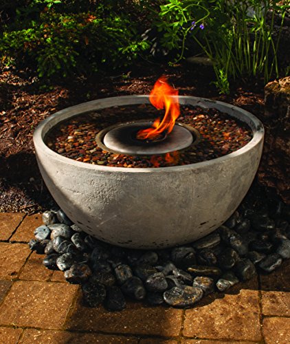 Aquascape Fire Fountain Water Feature for Patio Deck Landscape and Garden, Large 78203