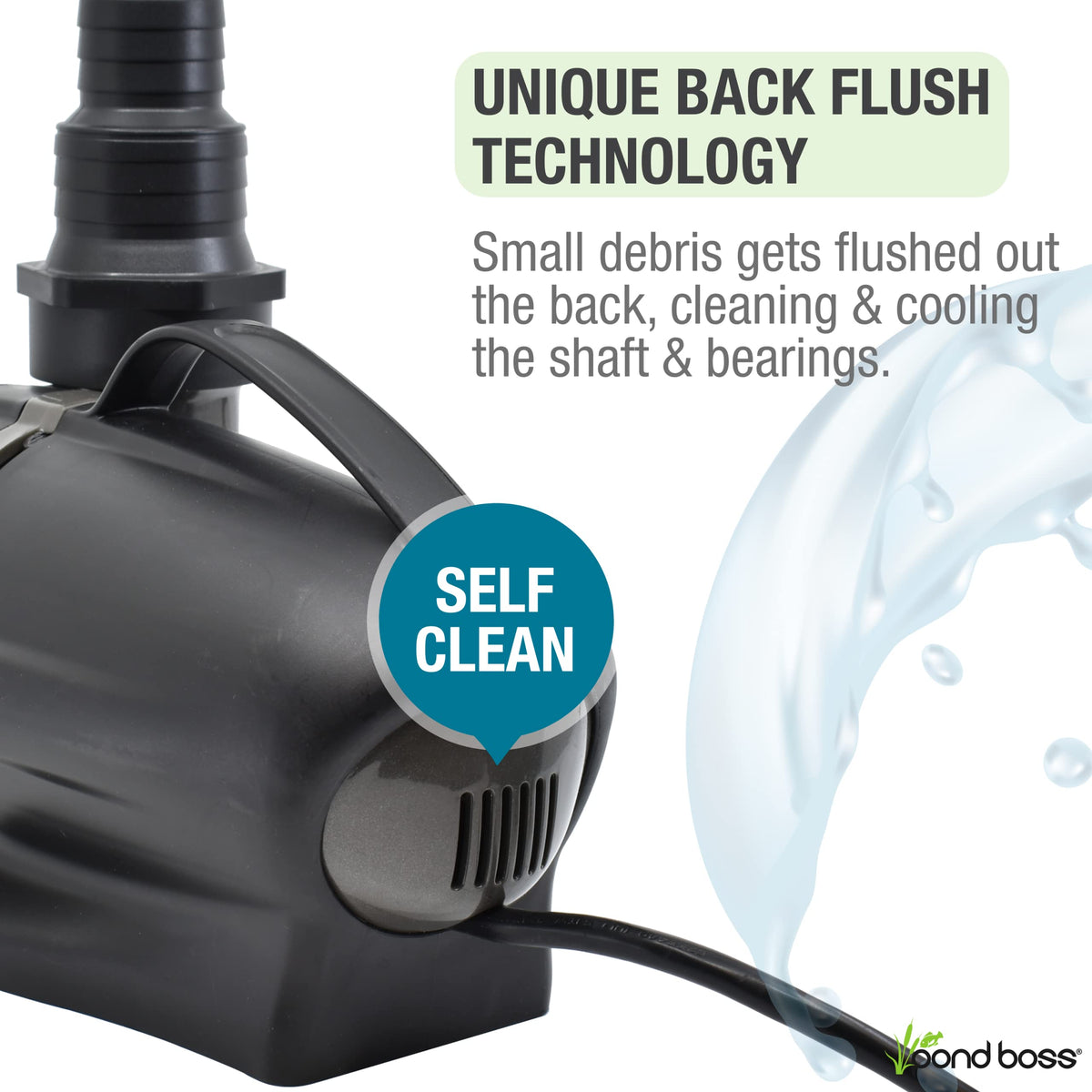 Pond Boss Waterfall Pump | 5000 GPH