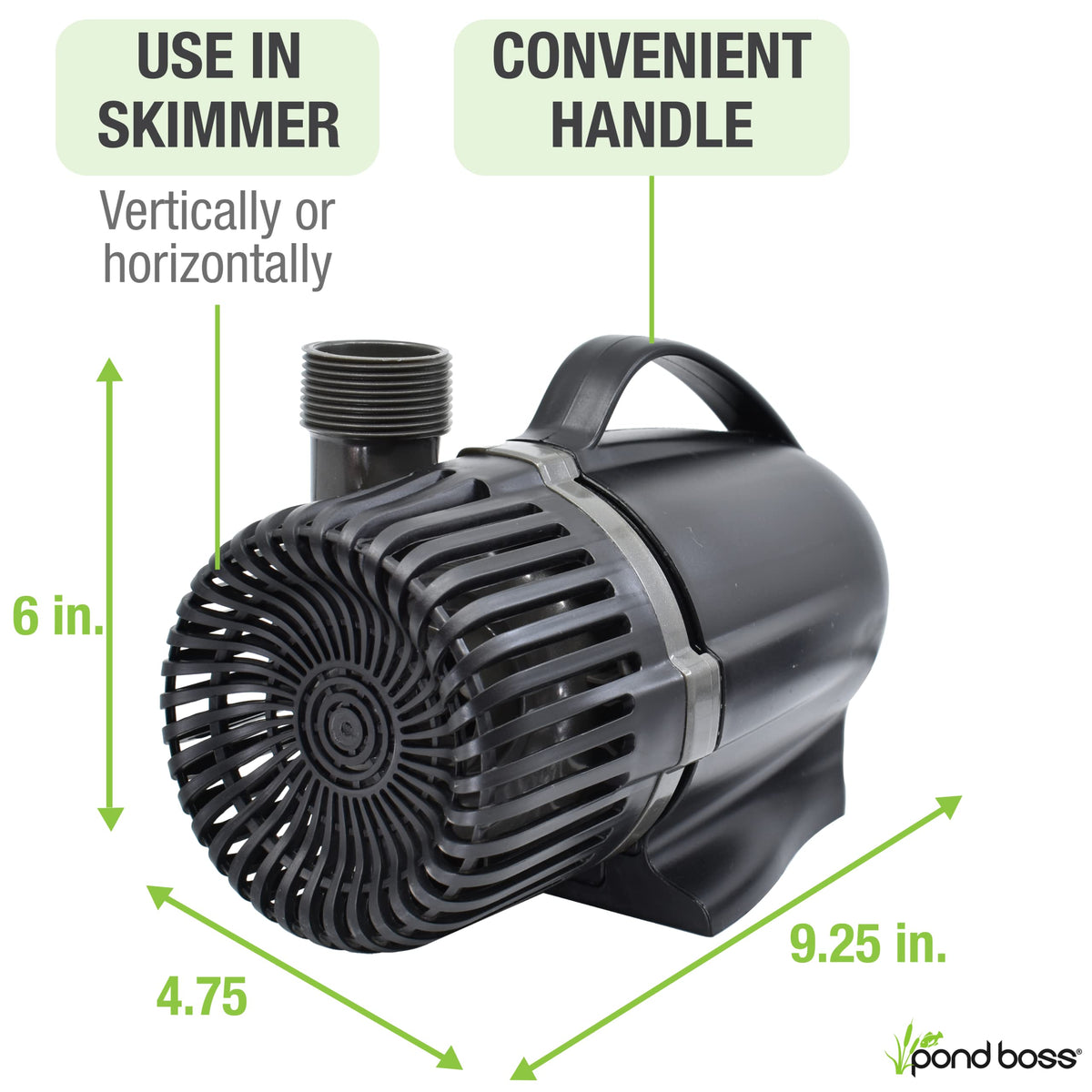 Pond Boss Waterfall Pump, 1250 GPH