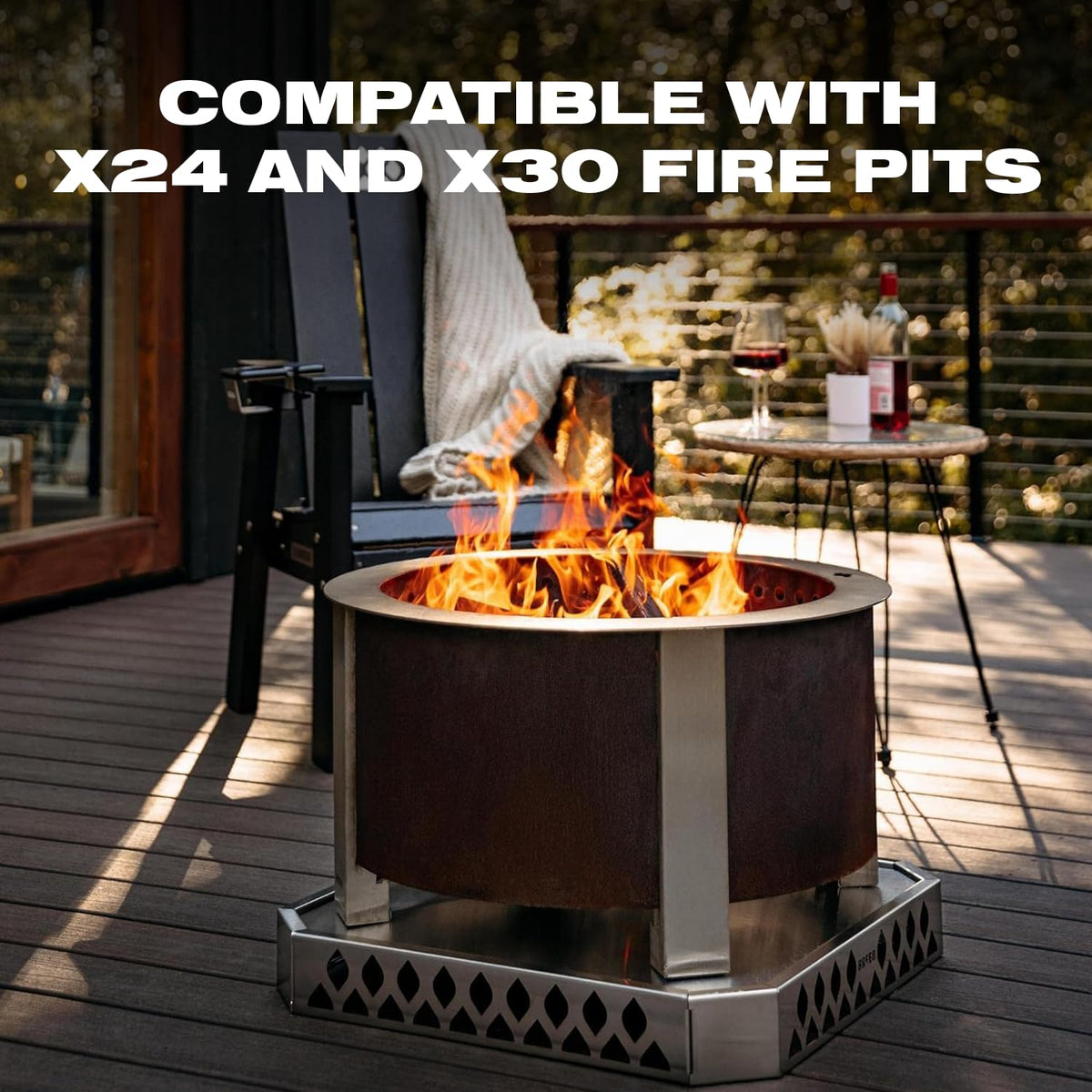 Live-Fire Pizza Oven (Corten Steel) 27.5 Inch