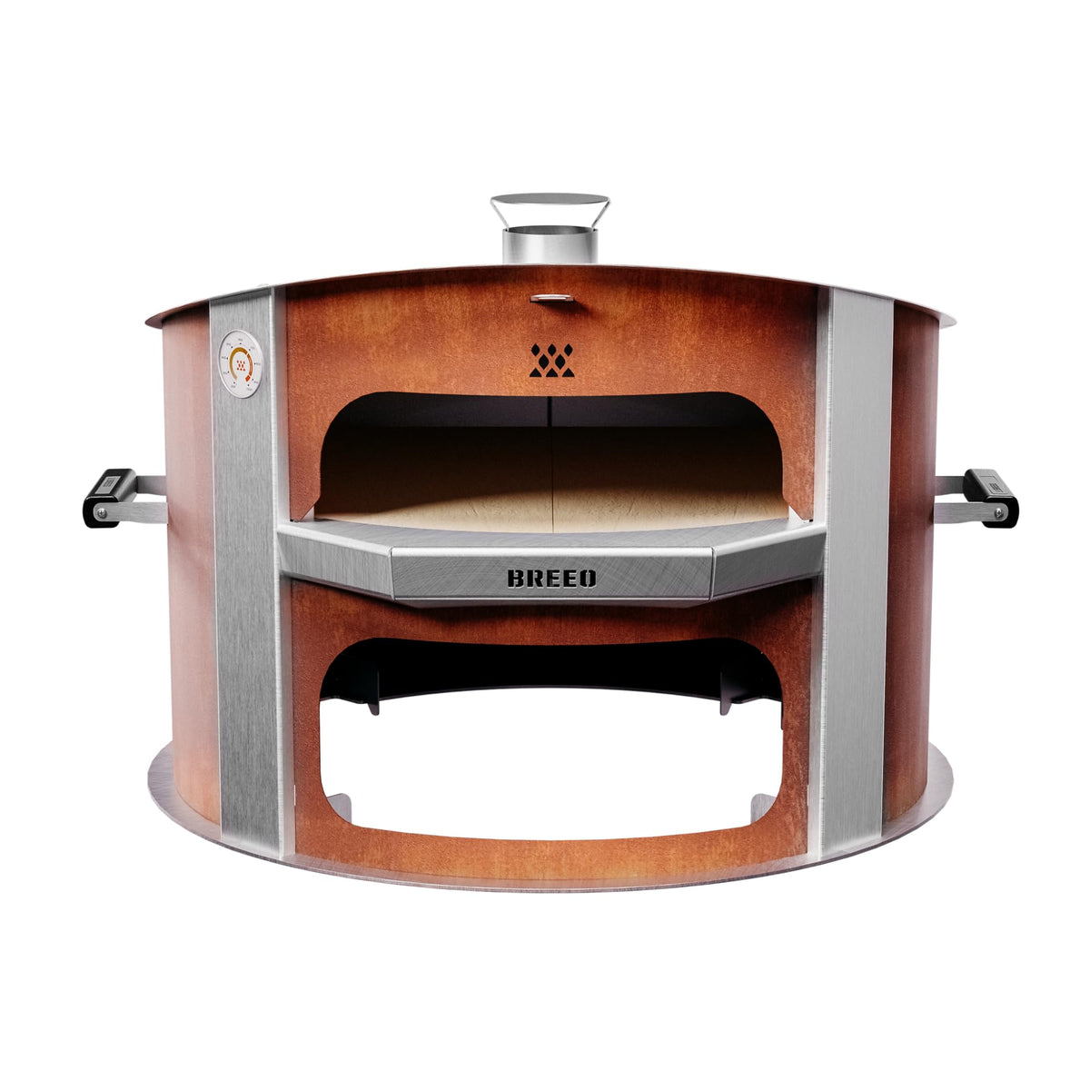 Live-Fire Pizza Oven (Corten Steel) 27.5 Inch