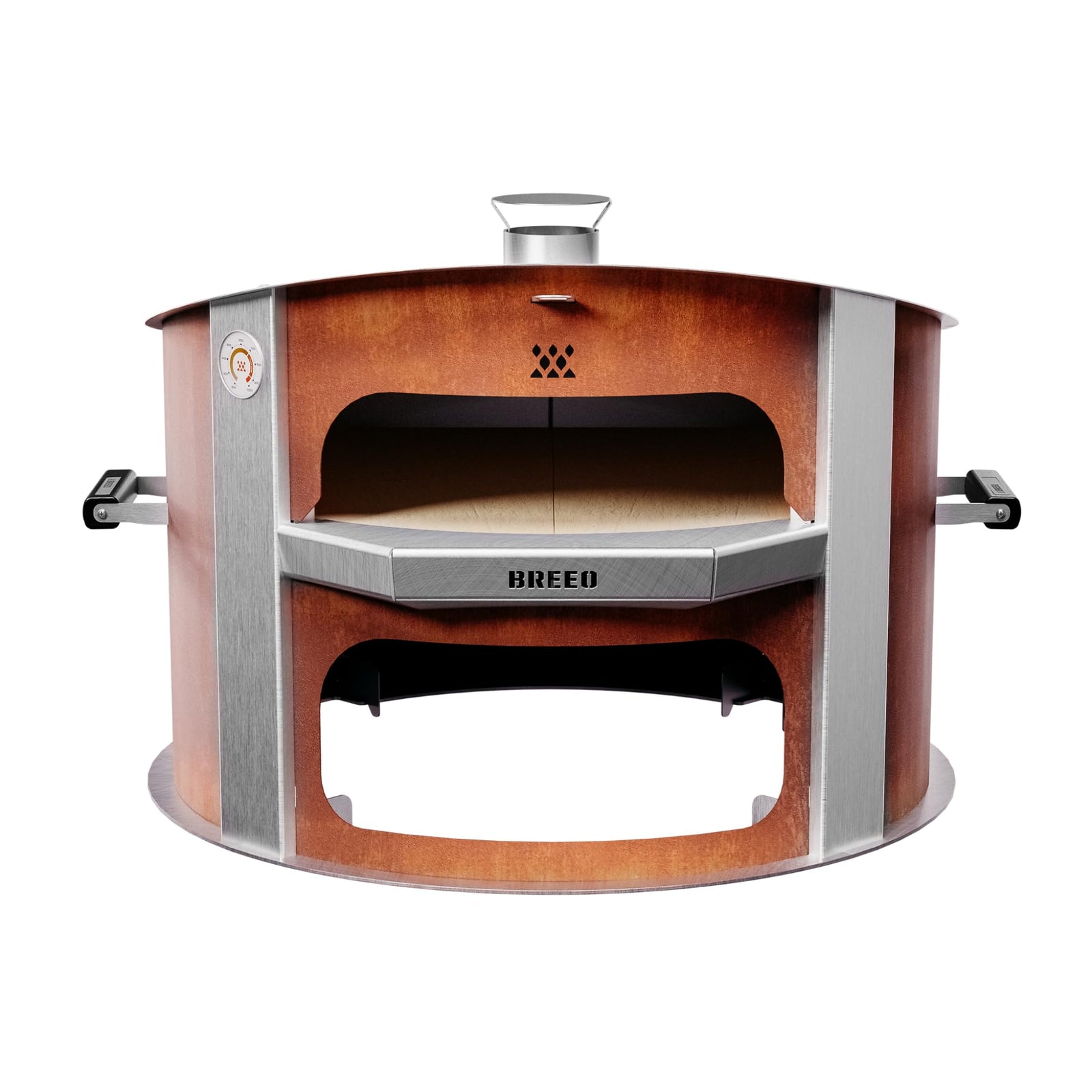 Live-Fire Pizza Oven (Corten Steel) 27.5 Inch