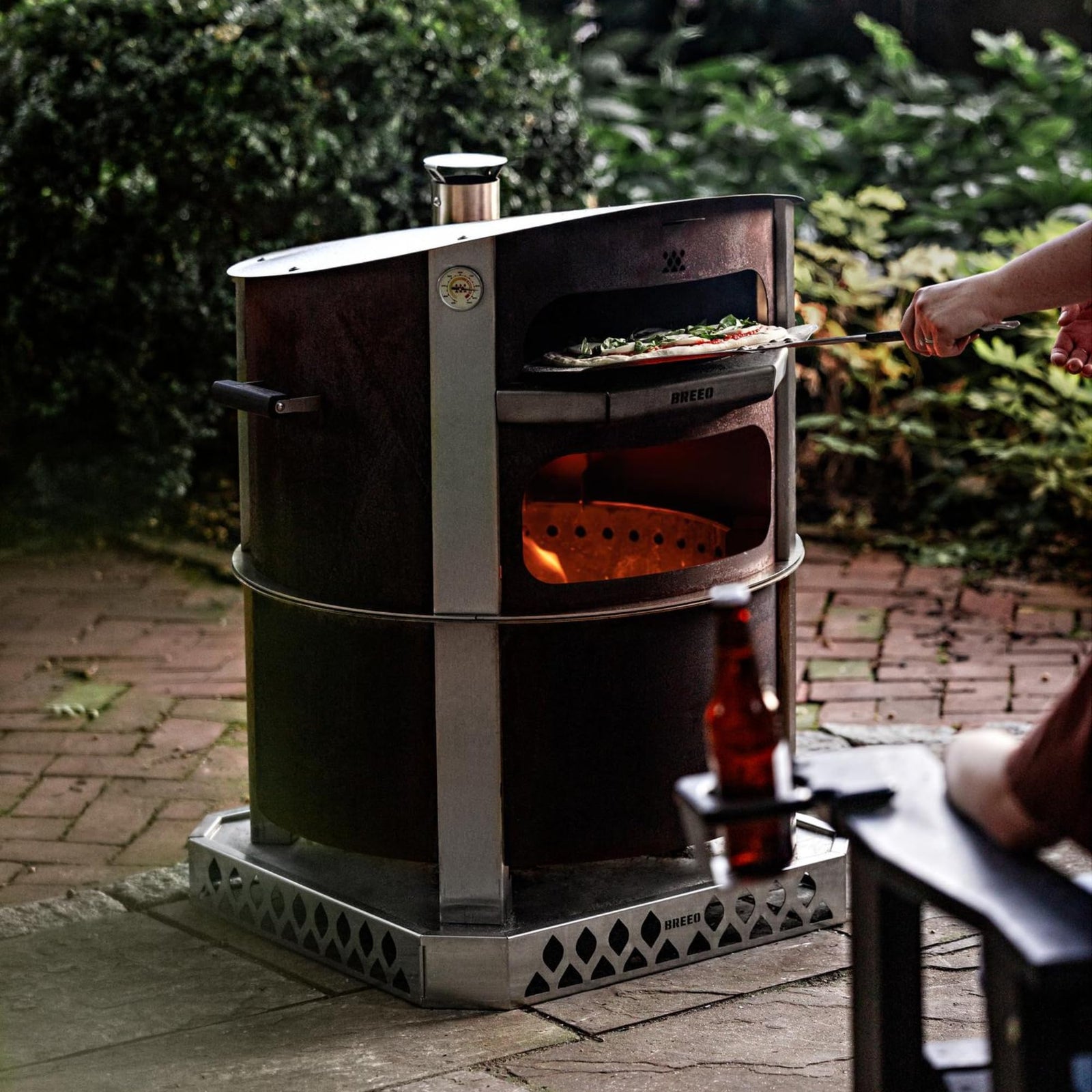 Live-Fire Pizza Oven (Corten Steel) 27.5 Inch