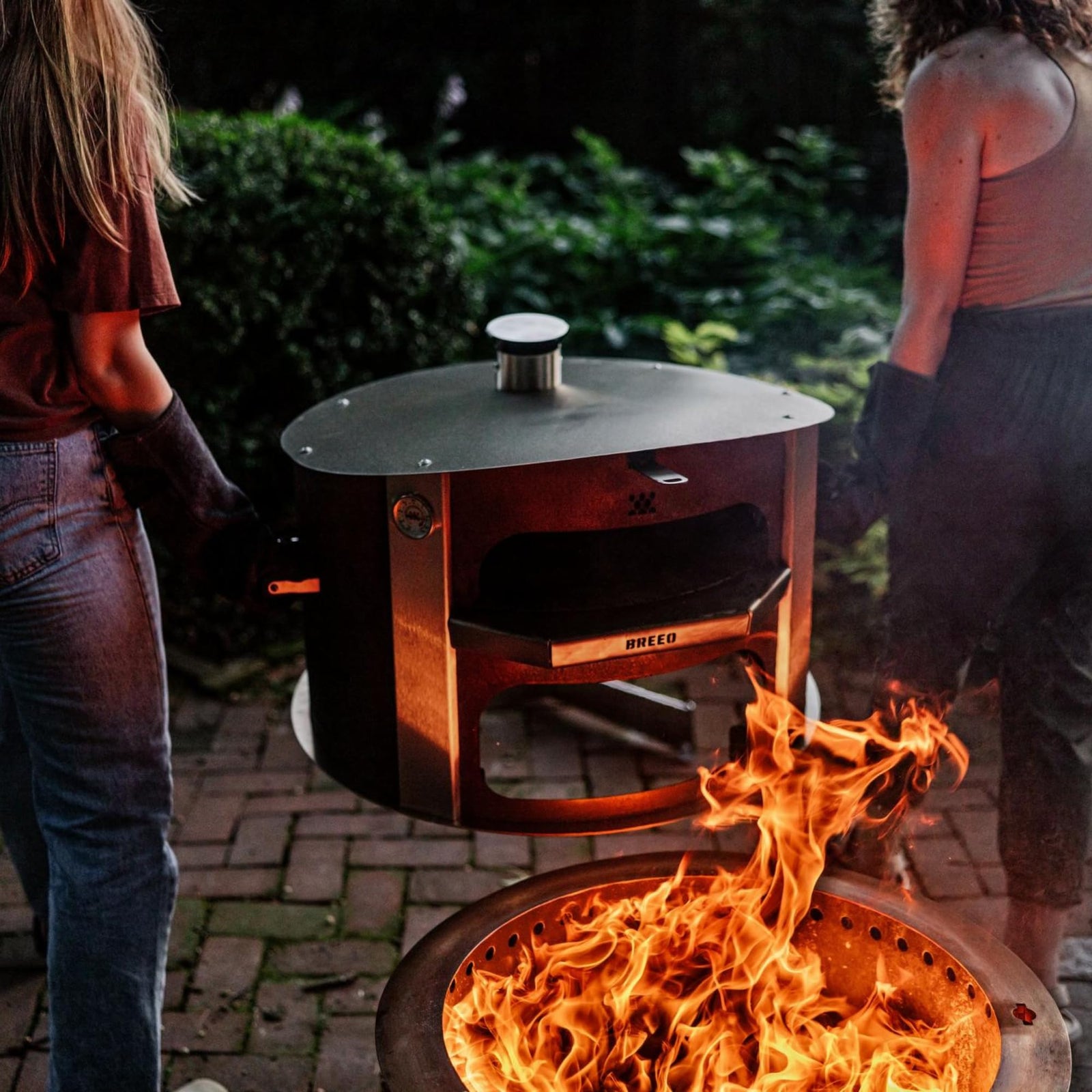 Live-Fire Pizza Oven (Corten Steel) 27.5 Inch