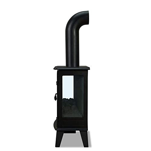 BOWERY HILL Modern Stove Indoor Electric Fireplace Mantel Heater