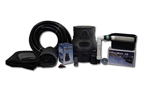 Savio PF0500 Free Waterfall Kit-8-Ft, Model# SPF0500 Pond Kit, Black