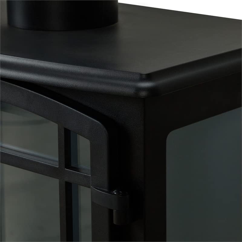 BOWERY HILL Modern Stove Indoor Electric Fireplace Mantel Heater