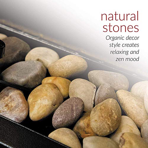 Alpine Corporation Waterfall Fountain with Stones and Light