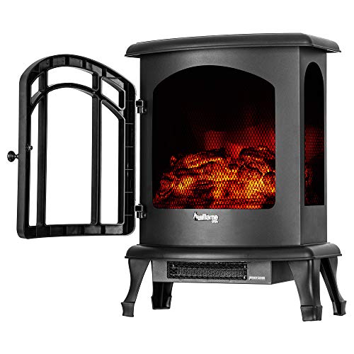 e-Flame USA Tahoe LED Portable Freestanding Electric Fireplace Stove Heater