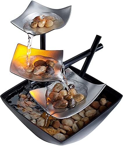 Homedics Indoor 3-Tier Relaxation Tabletop Fountain