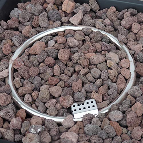 Christopher Knight Home 312829 Abraham Outdoor 40-Inch Square Fire Pit with Tank Holder, Concrete