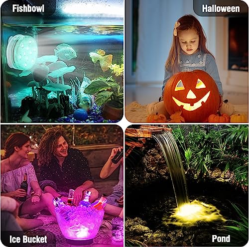 Qoolife Rechargeable Submersible Pool Lights