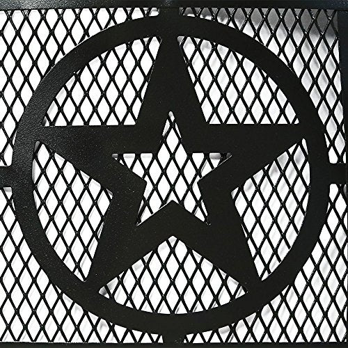 Sunnydaze Four Star Outdoor Wood Burning Fire Pit Table